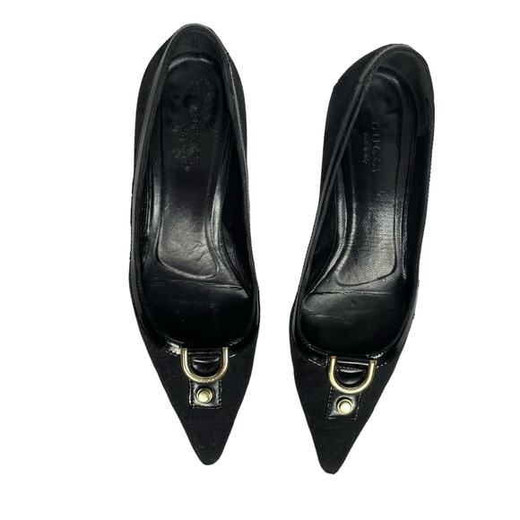 EUC - Gucci Signature Diamond Heels - Picture 2 of 10